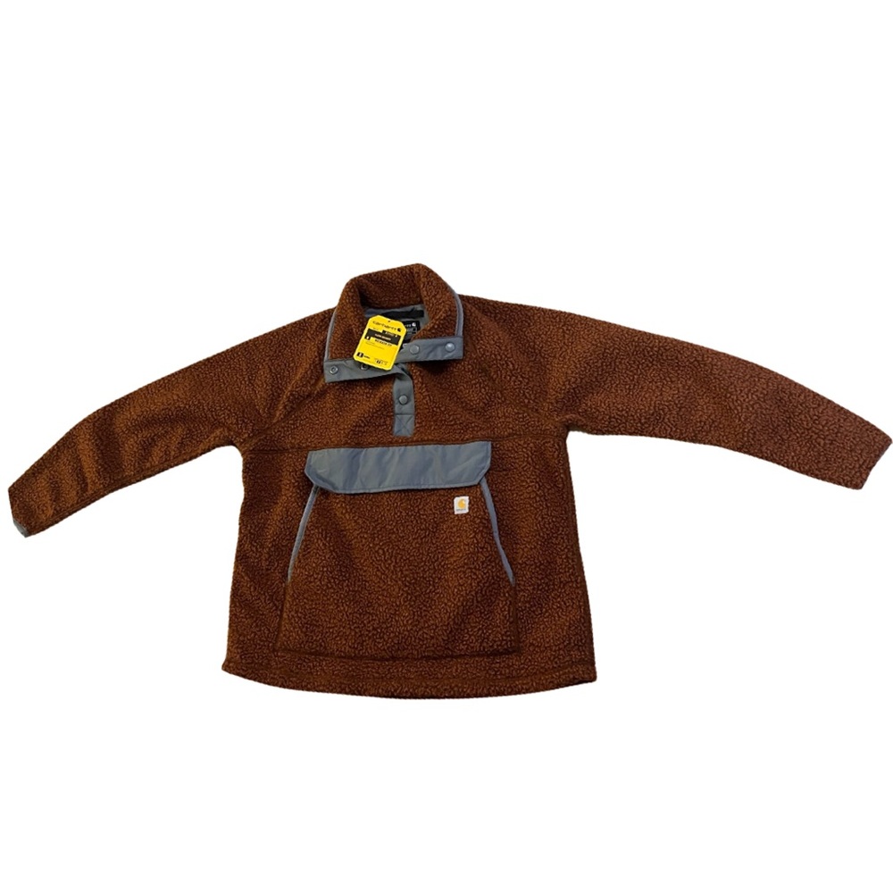 NWT Women's Carhartt Relaxed Fit Fleece Pullover - Picture 5 of 8